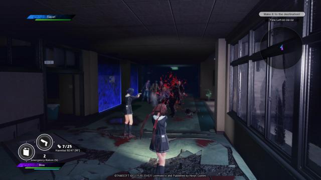 School Girl/Zombie Hunter combat