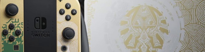 Switch OLED Model The Legend of Zelda: Tears of the Kingdom Edition Announced