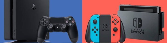 Switch vs PS4 Sales Comparison in Europe - February 2023