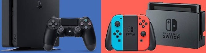Switch vs PS4 Sales Comparison - March 2022