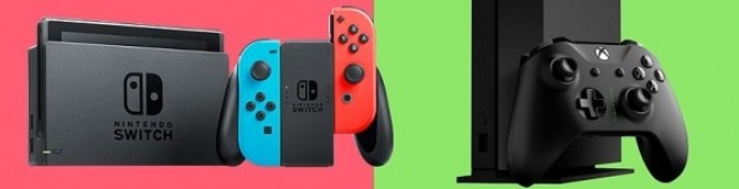 Switch vs Xbox One in the US Sales Comparison - February 2021