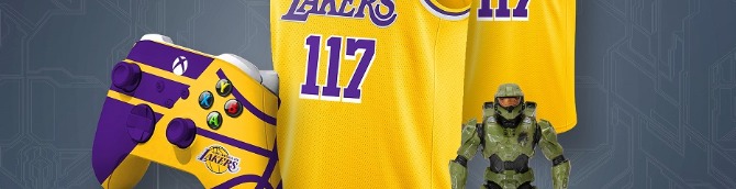 The Lakers Selling Custom Xbox Controller and Jersey Bundle
