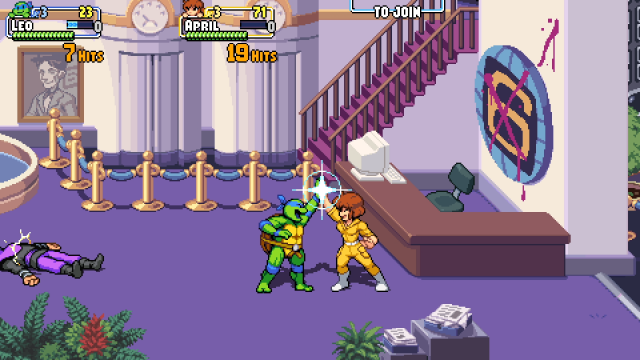 How To Play TMNT: OOTS Arcade Mode With 4 Player Local Offline