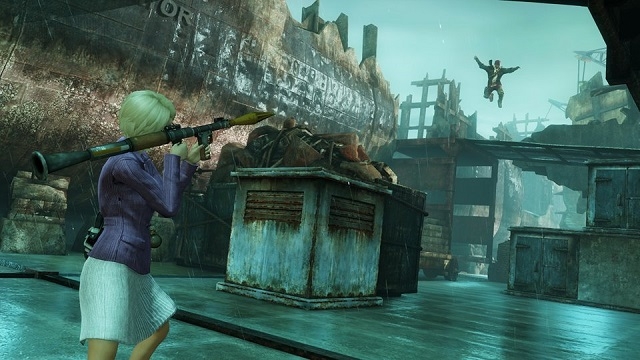 Nothing says adventure like a bazooka. Nothing says adventure like a bazooka.