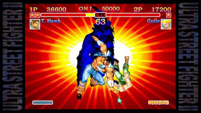 Ultra Street Fighter II retro graphics