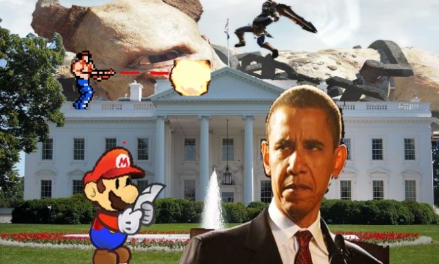 The White House under seige