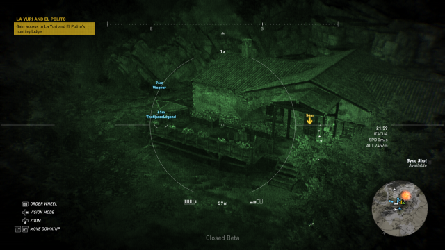 Night mission droning