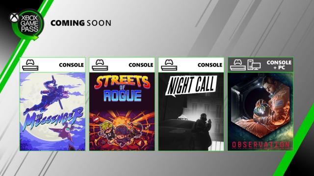 Xbox Game Pass Adds Night Call, Observation, The Messenger, and Streets of Rogue