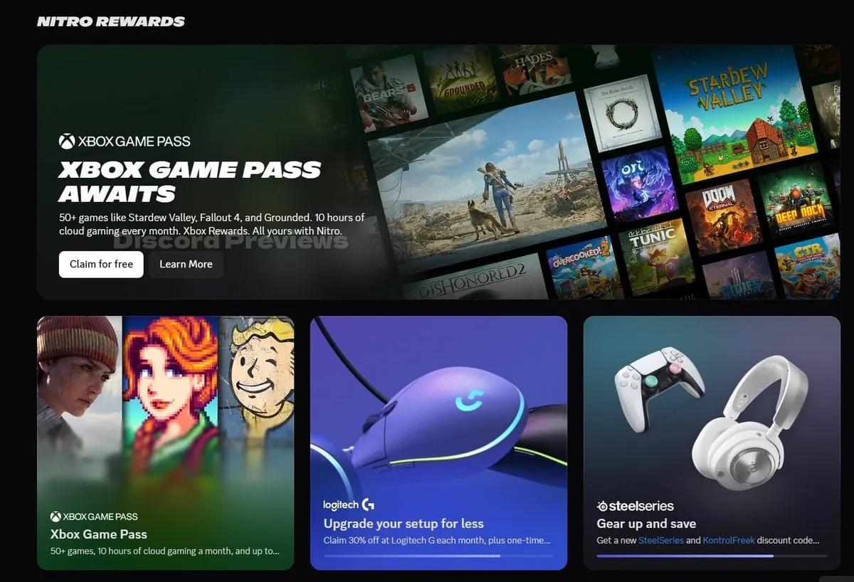 Xbox Game Pass Starter Edition Now Available for Free for Discord Nitro ...