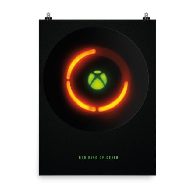 Xbox is Selling a Red Ring of Death Poster for $25