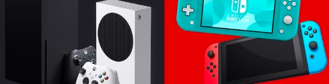 Xbox Series X|S vs Switch Sales Comparison - August 2021