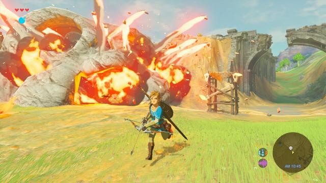 Link blow things up