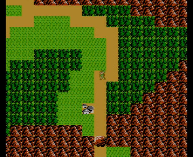 Zelda II overworld