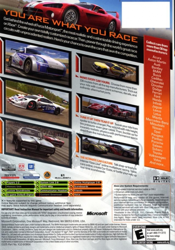 Forza Motorsport 4, Xbox Wiki