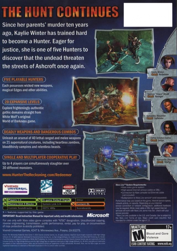 Hunter: The Reckoning (video game) - Wikipedia