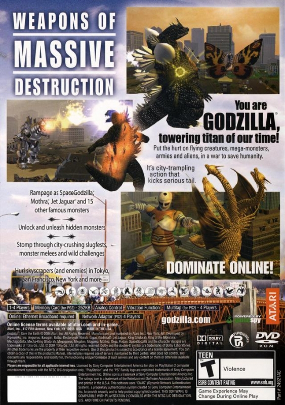 Godzilla: Save the Earth - Wikipedia