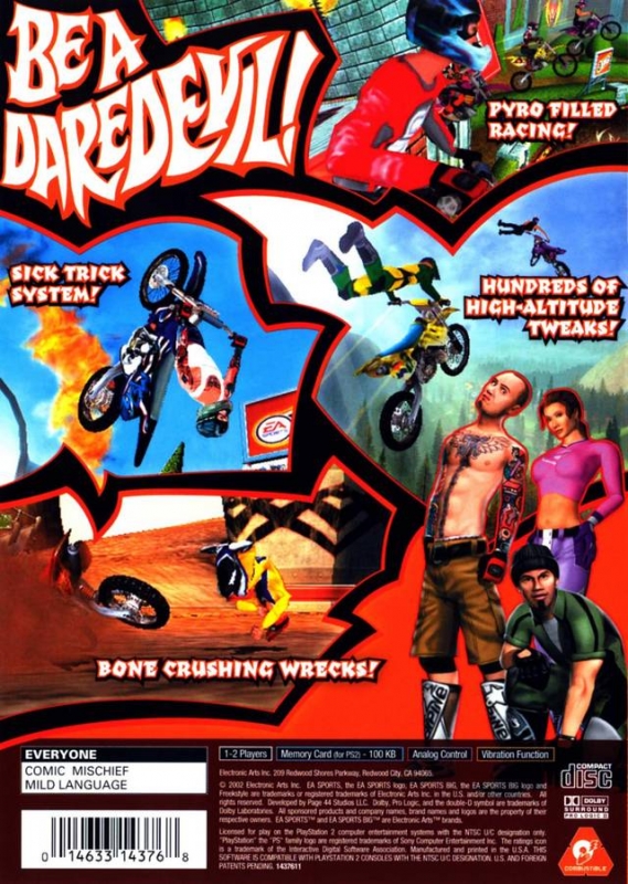 Freekstyle PS2, Wiki Cheats Dicas e Truques de Jogos