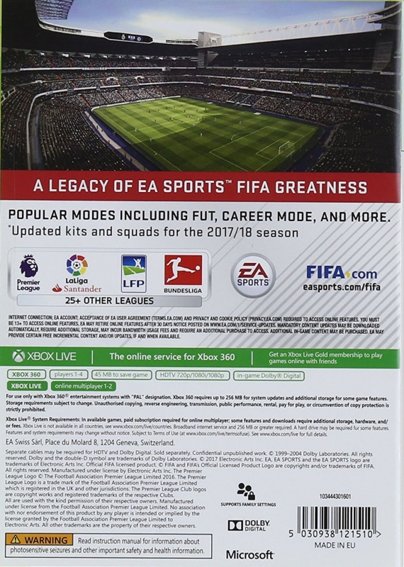 FIFA 18, Xbox Wiki