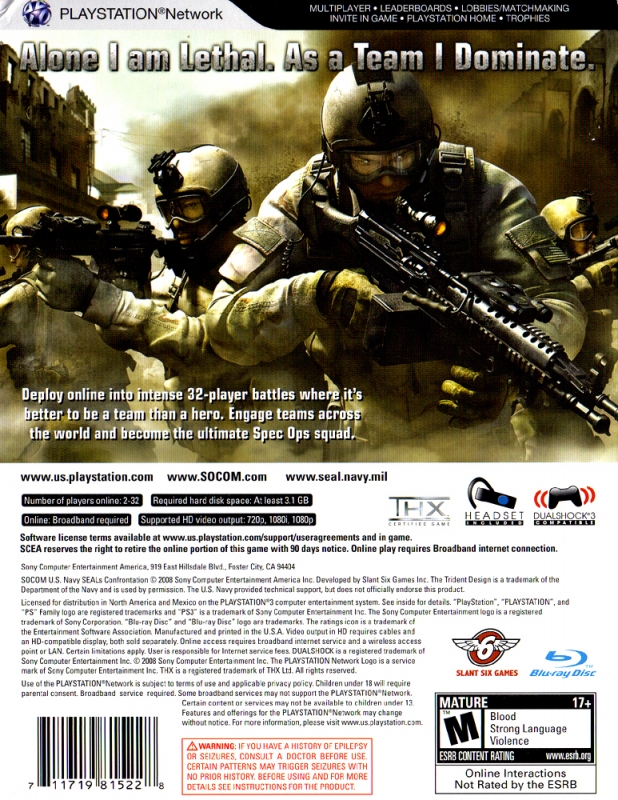 SOCOM II: U.S. Navy SEALs, SOCOM Wiki