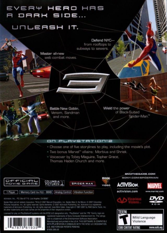 Spider Man 3 [ps3]  Fórum Adrenaline - Um dos maiores e mais