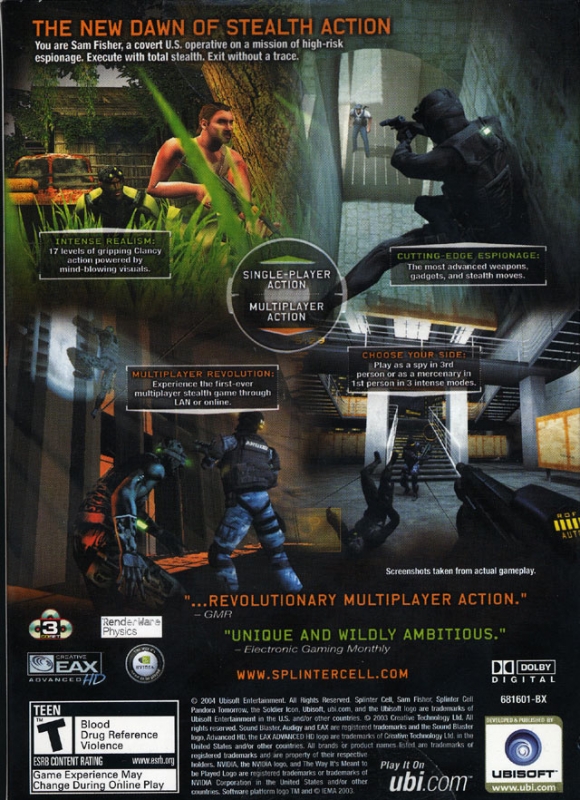 Buy Tom Clancy's Splinter Cell: Pandora Tomorrow® - Microsoft