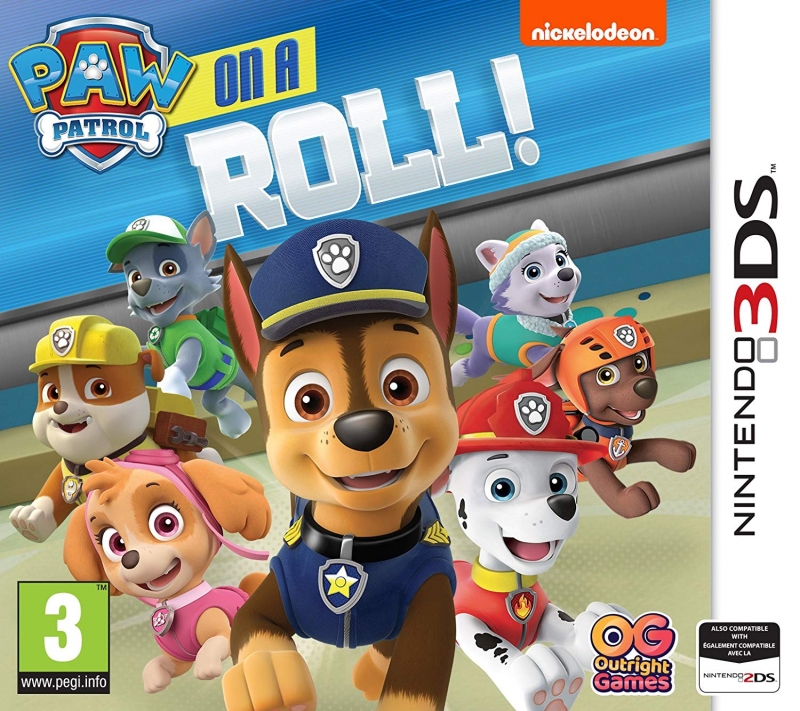 Paw Patrol on a Roll for Nintendo 3DS - Sales, Wiki, Release Dates