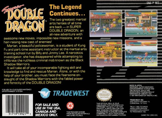 Super Double Dragon, Double Dragon Wiki