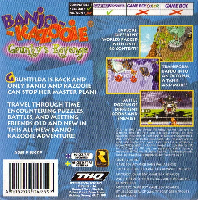 Banjo-Kazooie: Grunty's Revenge for Xbox