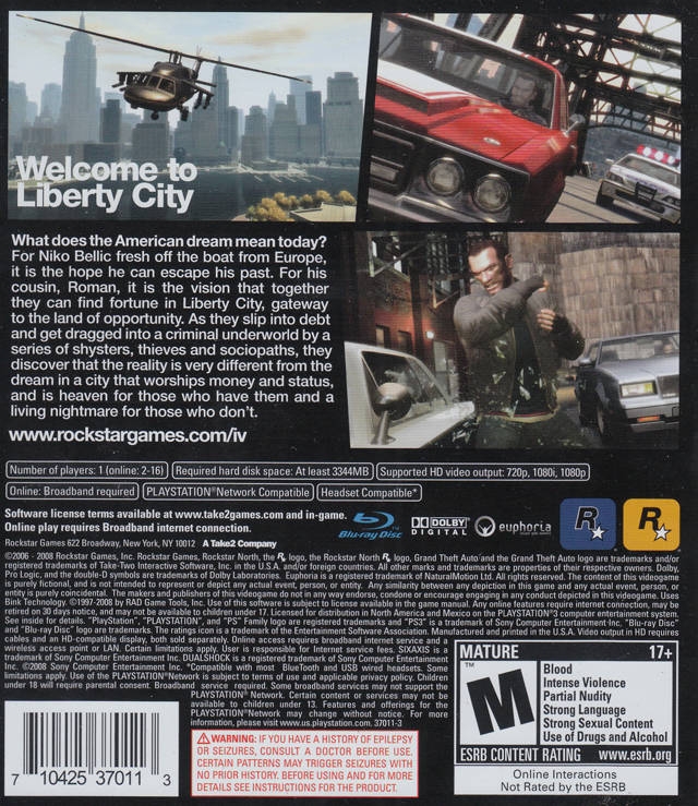 Grand Theft Auto IV, Xbox Wiki