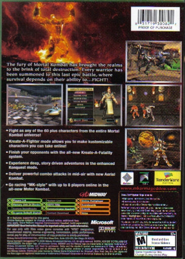 Mortal Kombat: Armageddon cheats