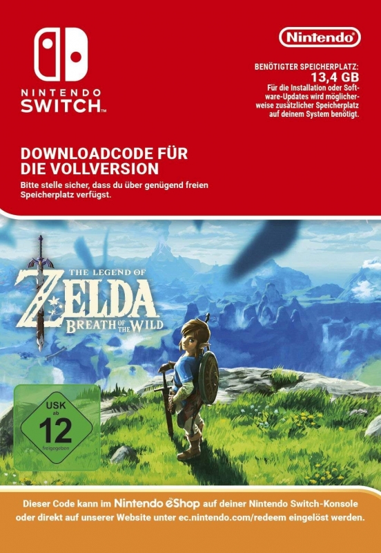 The Legend of Zelda: Breath of the Wild - Nintendo Switch [Digital Code]