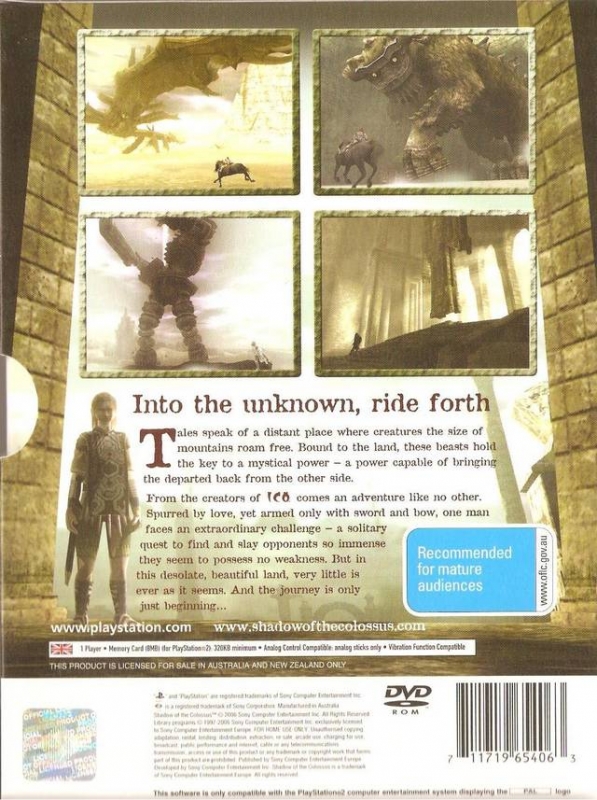 Shadow Of The Colossus Ps2