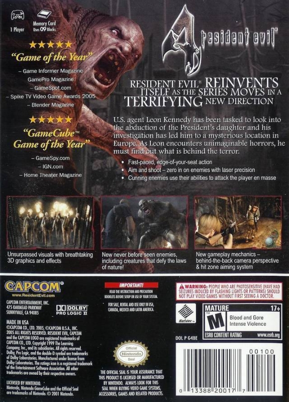 Resident Evil 4 - ps2 - Walkthrough and Guide - Page 1 - GameSpy