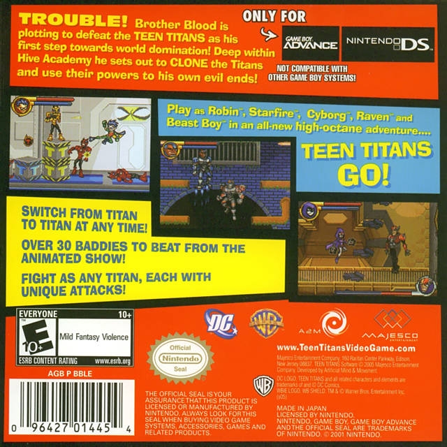 teen titans gba teen titans gba