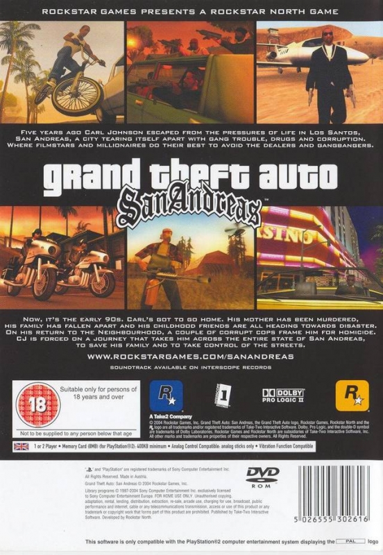 GTA SAN ANDREAS ON PS2 CHEAT CODES eBook by Digital World inc