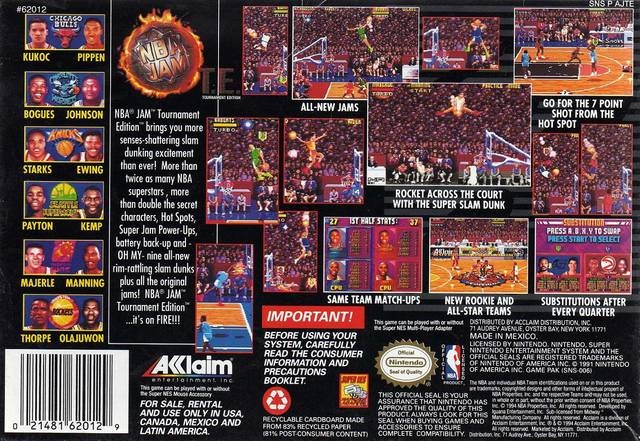 NBA Jam cheats