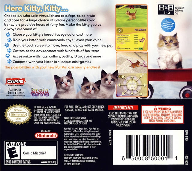  Purr Pals - Nintendo DS : Video Games