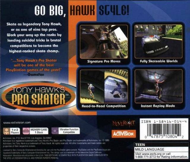 Tony Hawk's Pro Skater - Wikipedia