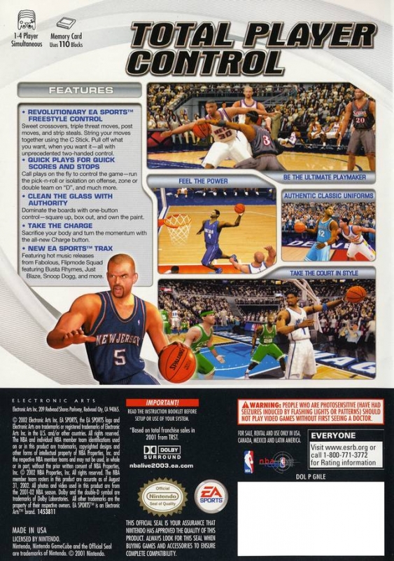 cheats for nba live 2006 for gamecube