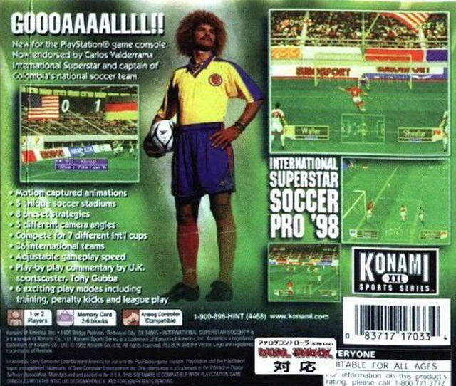 INTERNATIONAL SUPERSTAR SOCCER 98 jogo online gratuito em