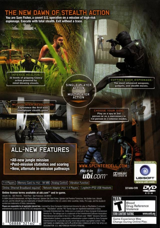 Tom Clancy's Splinter Cell (PlayStation 2) 