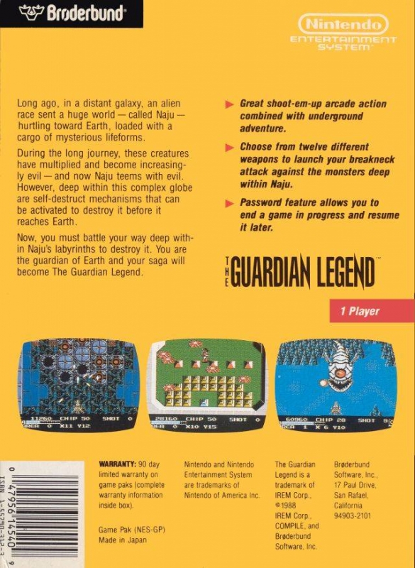 guardian legend review