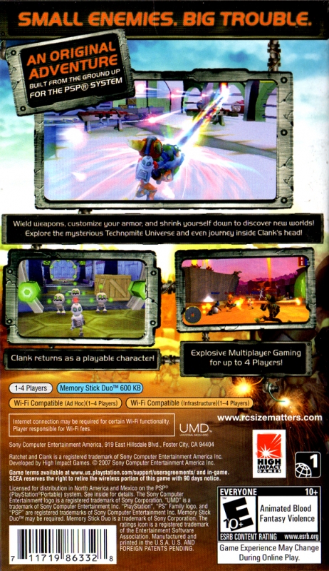  Ratchet & Clank: Size Matters - Sony PSP : Video Games