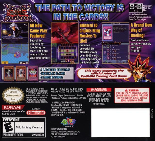 Yu Gi Oh Nightmare Troubadour For Nintendo Ds Cheats Codes Guide Walkthroug...