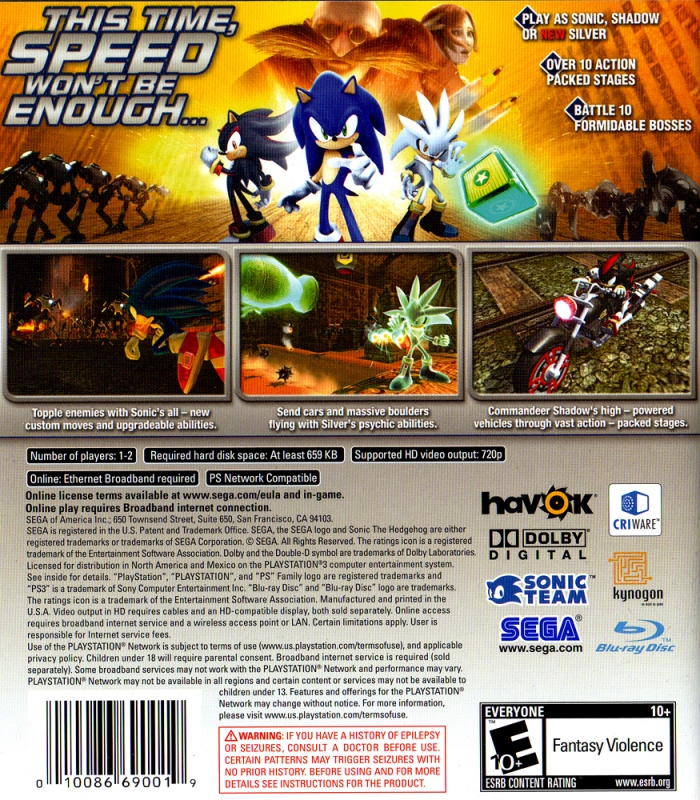 Sonic the Hedgehog  ソニック・ザ・ヘッジホッグ para Xbox 360 (2006)