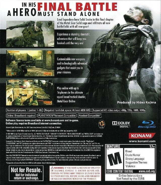 Metal Gear Solid 2 Walkthrough, Metal Gear Wiki