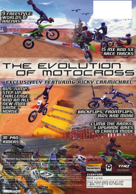 MX 2002 Featuring Ricky Carmichael [video game]