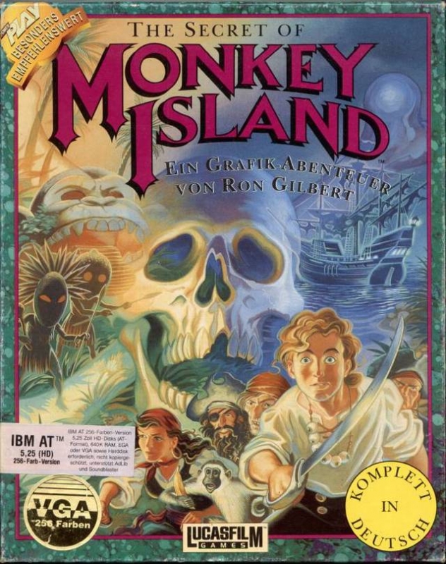 the secret of monkey island boxart the secret of monkey island boxart