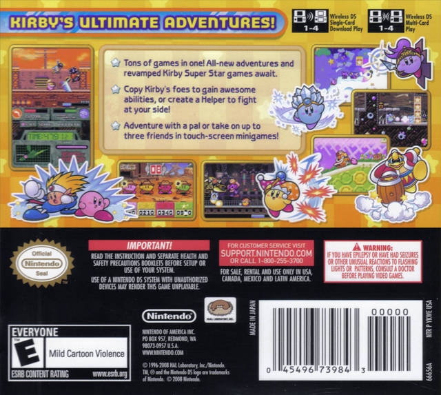 Kirby Super Star Ultra, Kirby Wiki