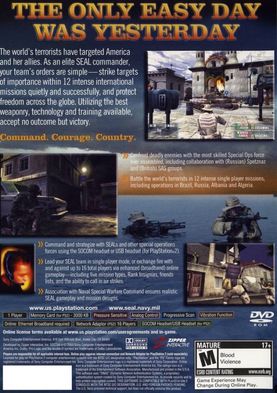 SOCOM II: U.S. Navy SEALs, SOCOM Wiki